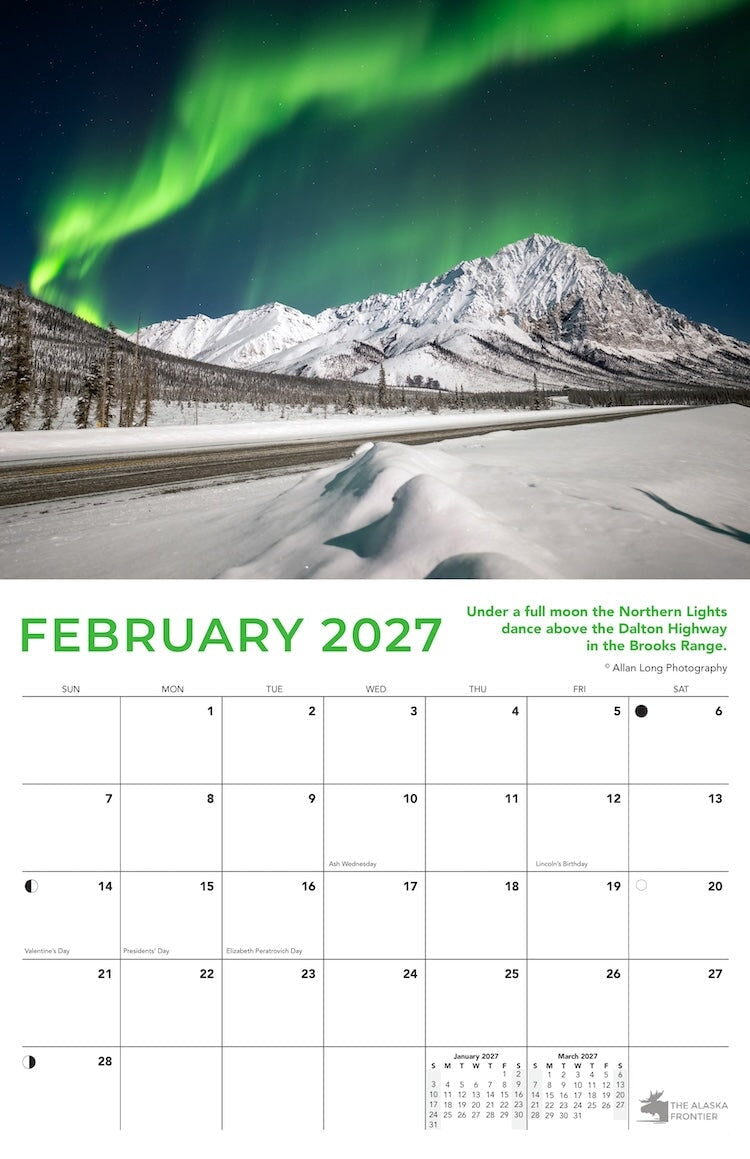 2027 Aurora Calendar
