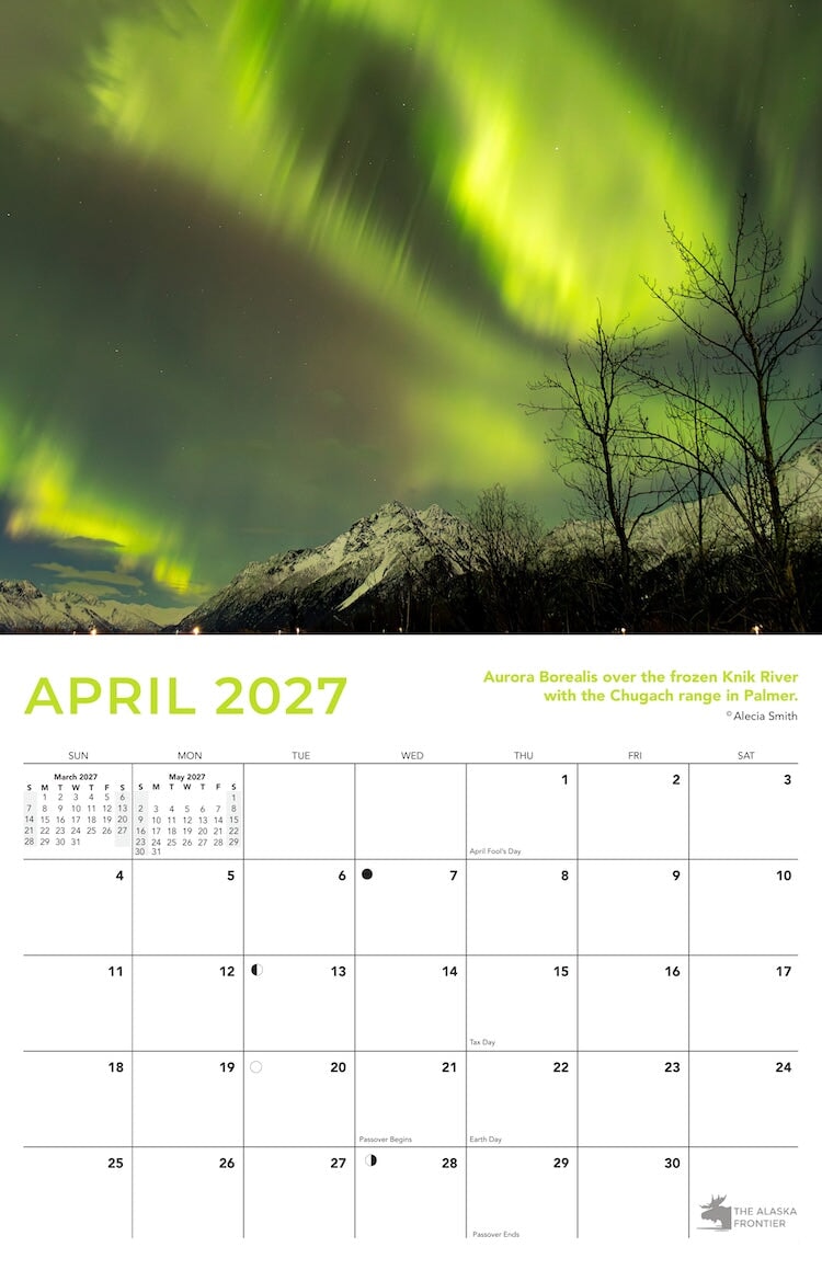 2027 Aurora Calendar