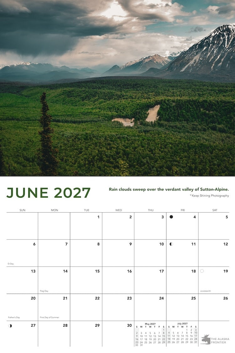 2027 Alaska Calendar