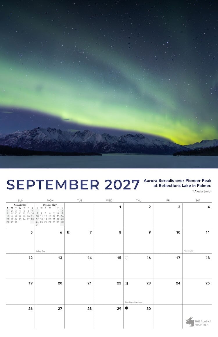 2027 Aurora Calendar