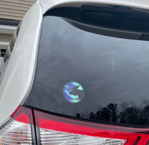 Circle Moose Decal