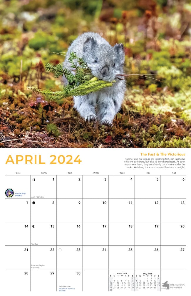 Hatcher The Pika 2024 Calendar