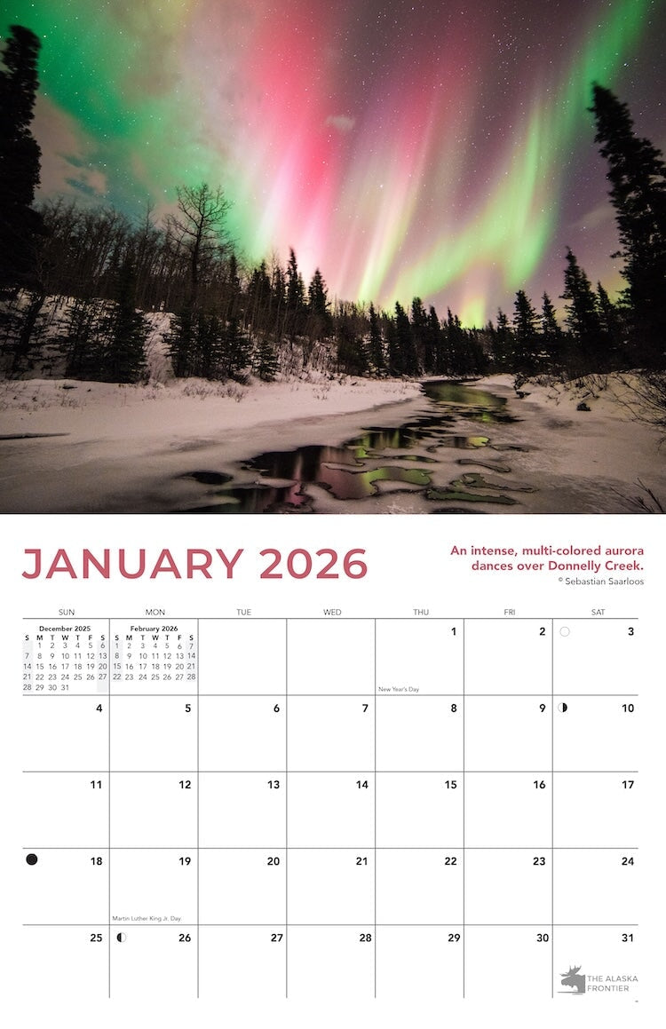 2026 Aurora Calendar