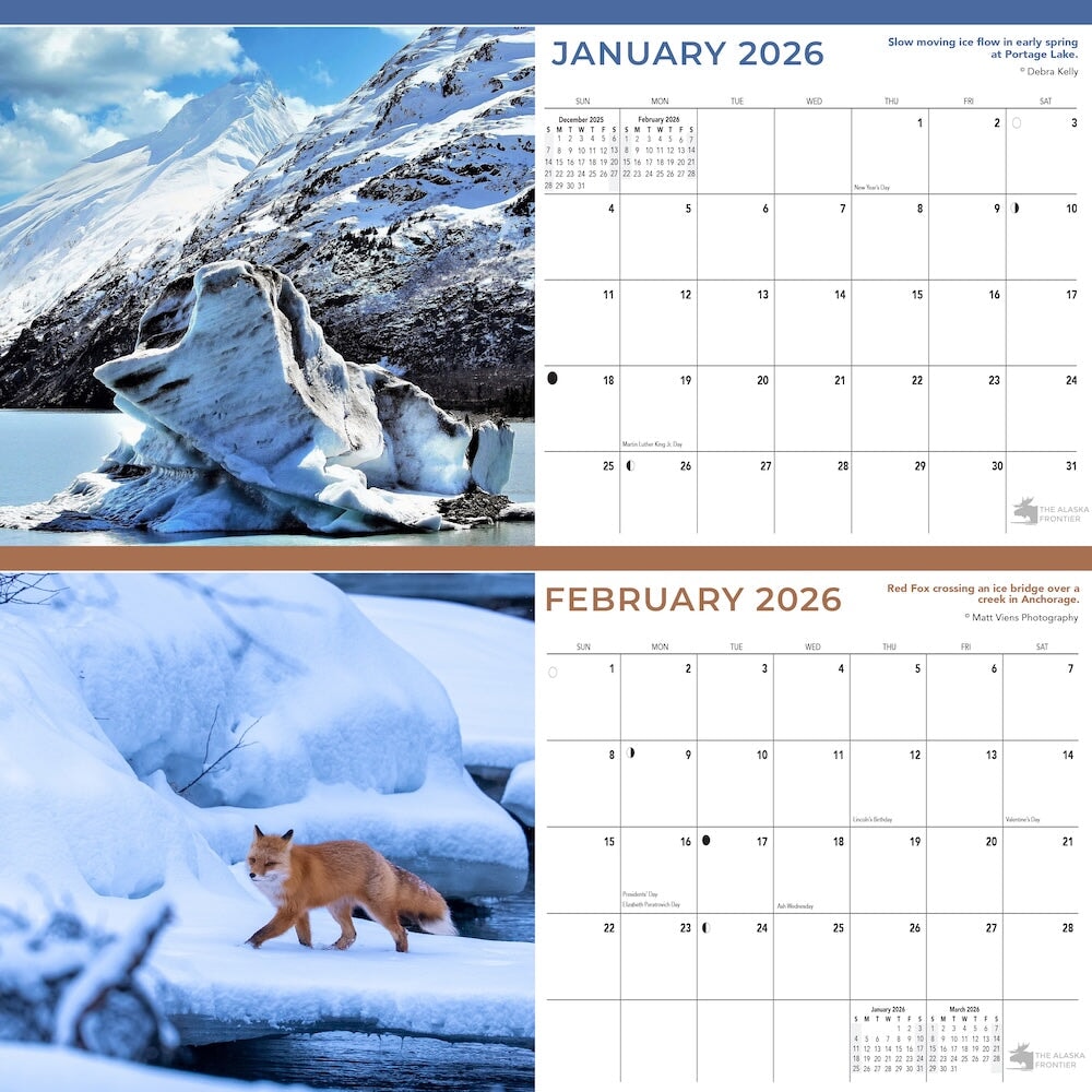 2026 Desk Calendar