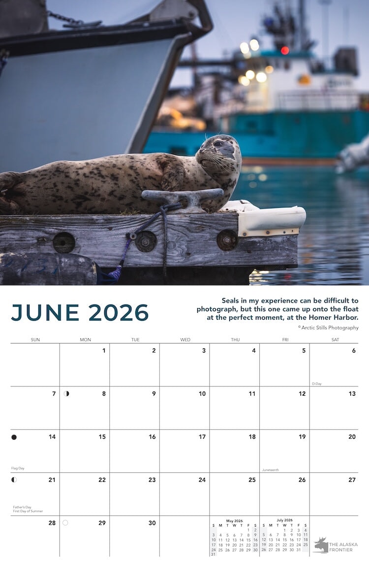 2026 Alaska Wildlife Calendar