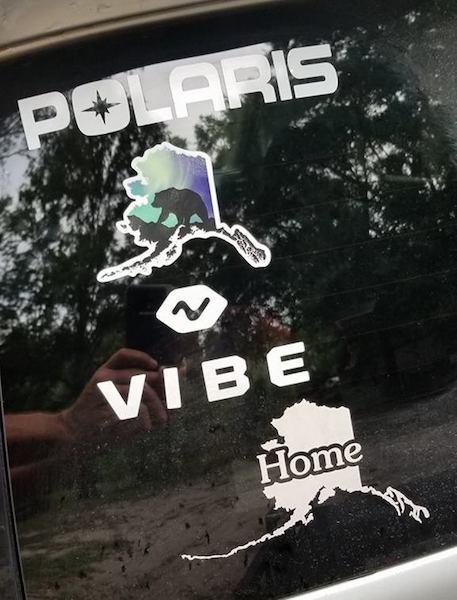 Aurora Bear Window Decal (Special)