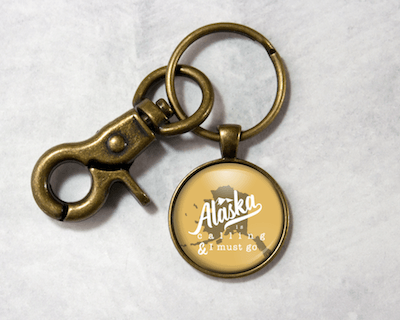 Alaska Is Calling | White & Gold