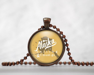 Alaska Is Calling | White & Gold
