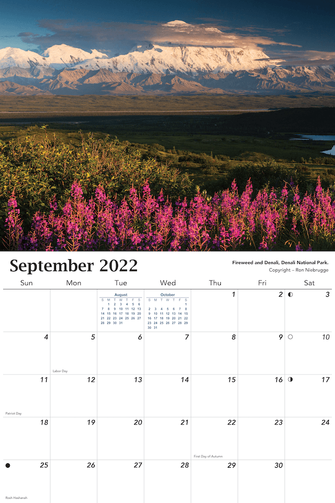 2022 Alaska Calendar