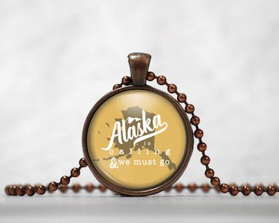 Alaska Is Calling | White & Gold