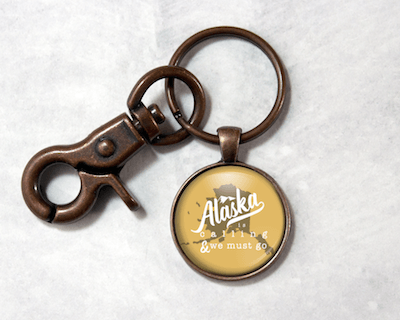 Alaska Is Calling | White & Gold