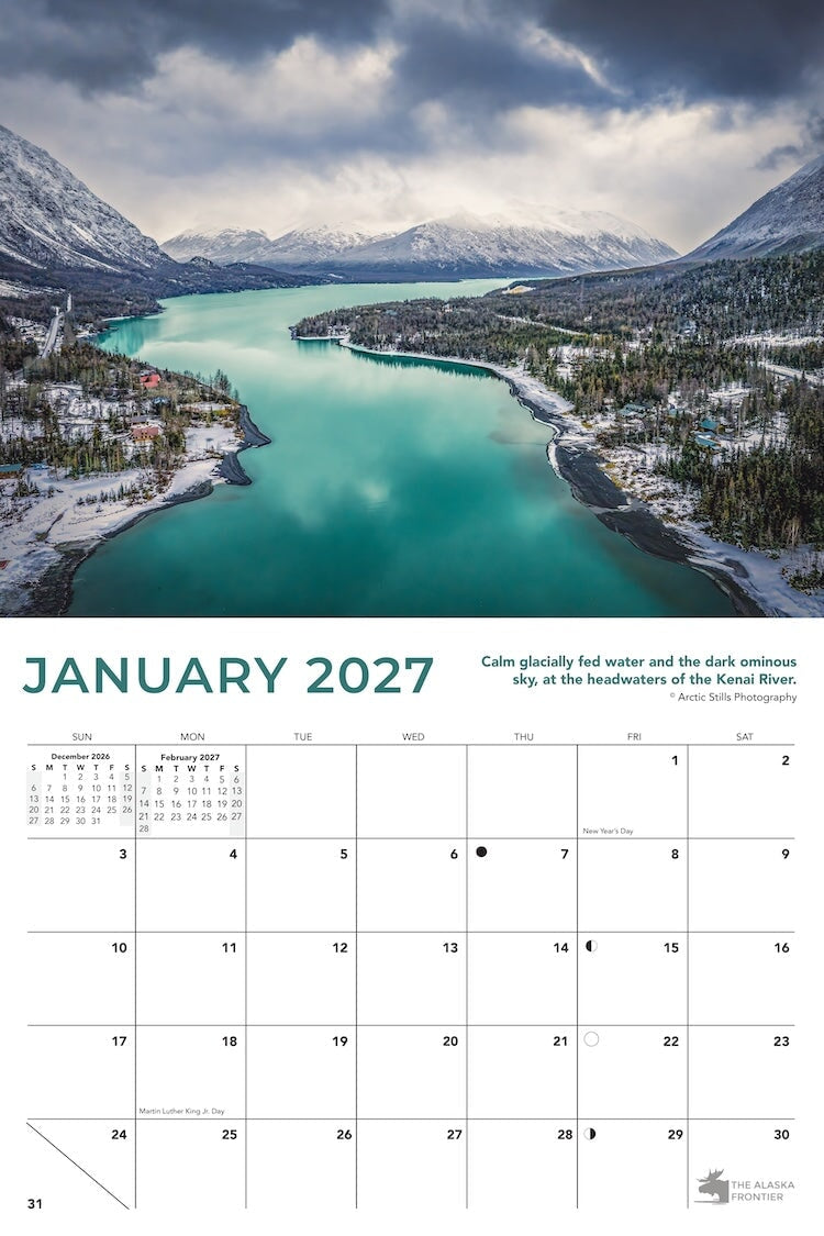 2027 Alaska Calendar