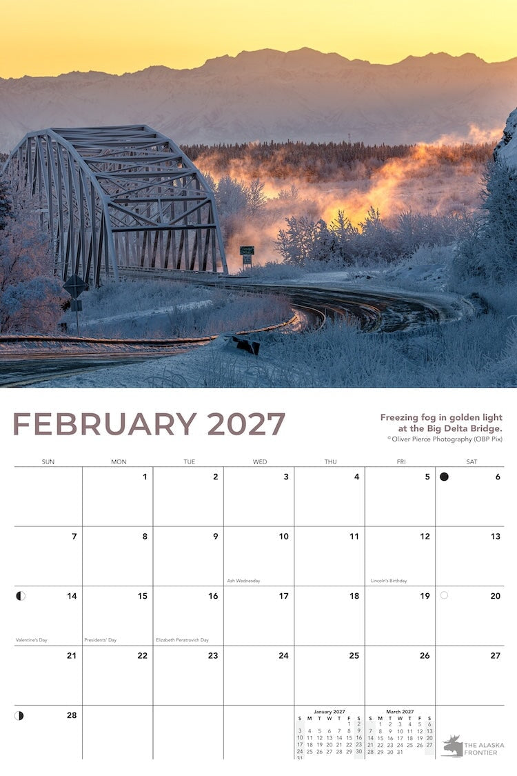 2027 Alaska Calendar