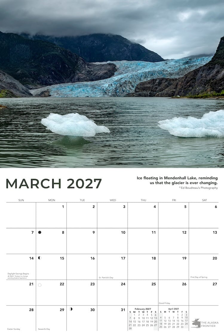 2027 Alaska Calendar