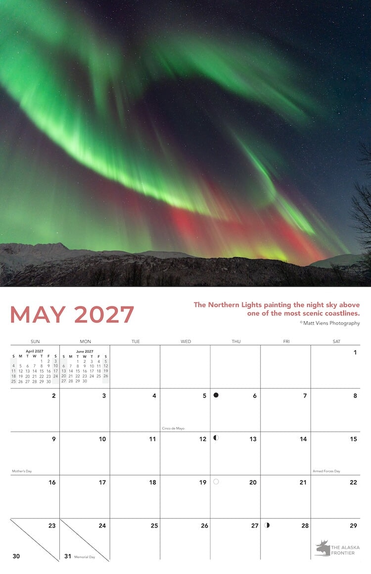2027 Aurora Calendar