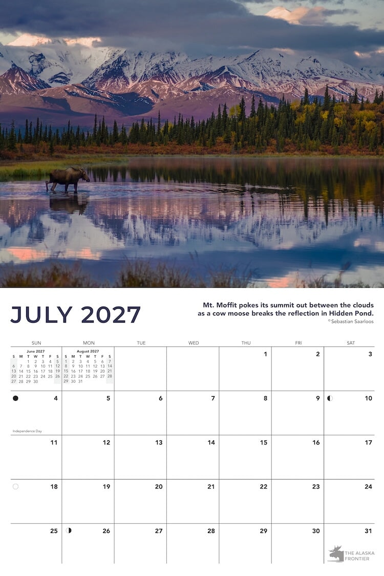 2027 Alaska Calendar