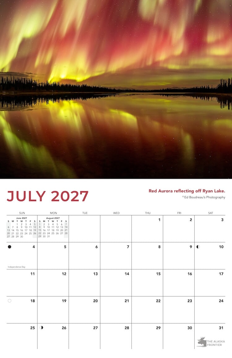 2027 Aurora Calendar