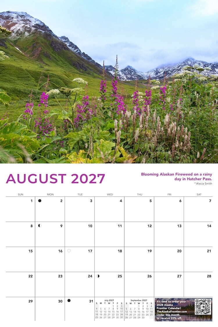 2027 Alaska Calendar