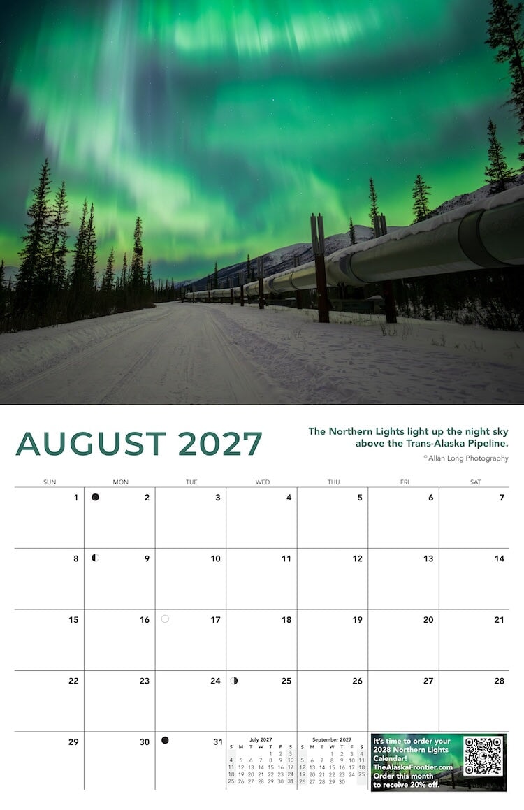 2027 Aurora Calendar