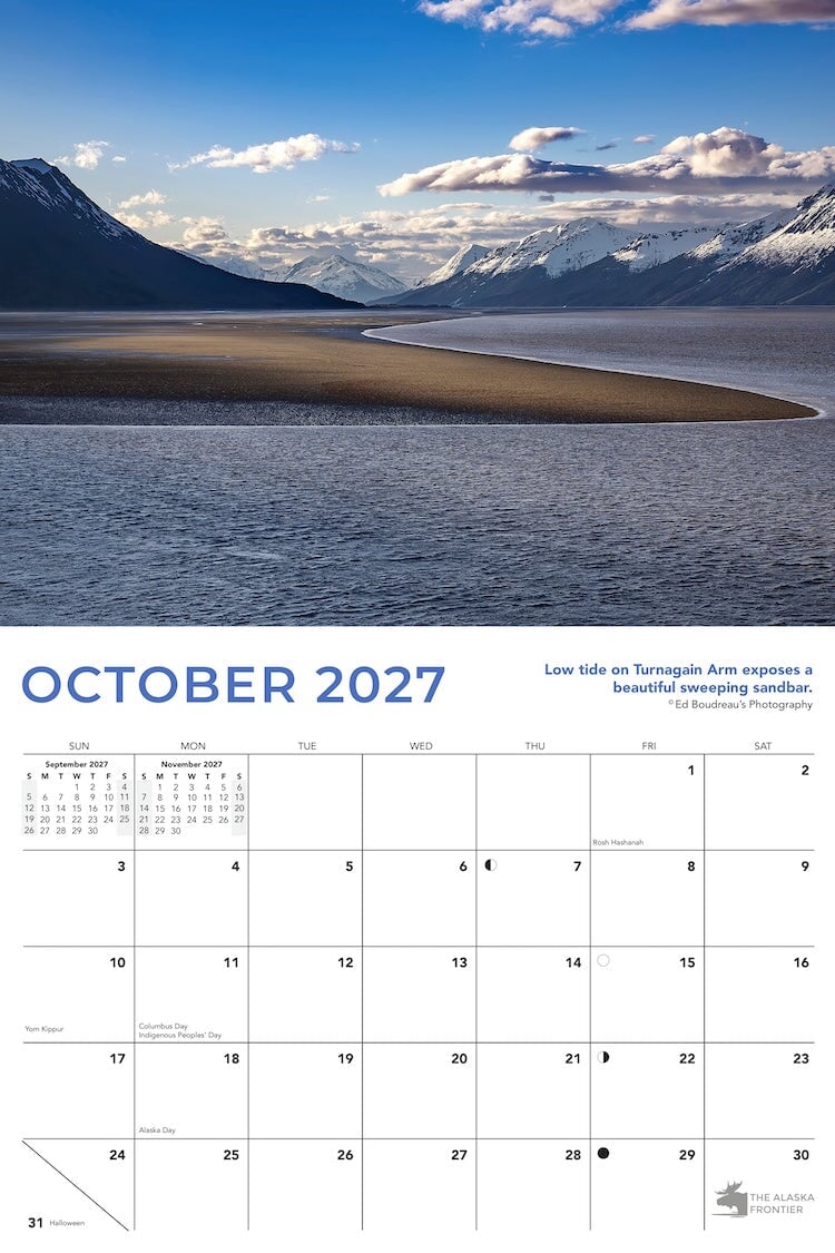 2027 Alaska Calendar
