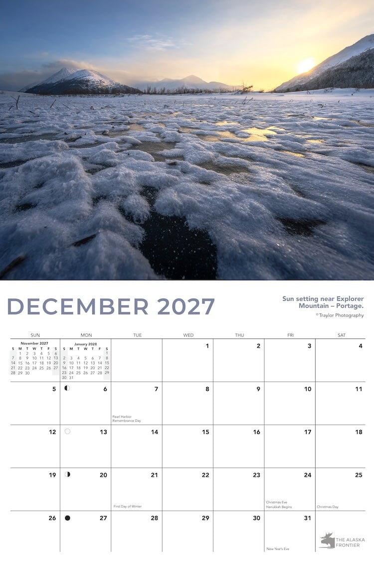 2027 Alaska Calendar