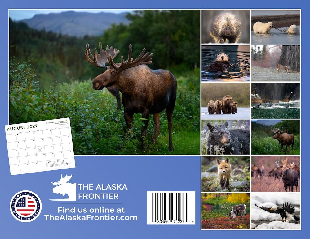 2027 Alaska Wildlife Calendar