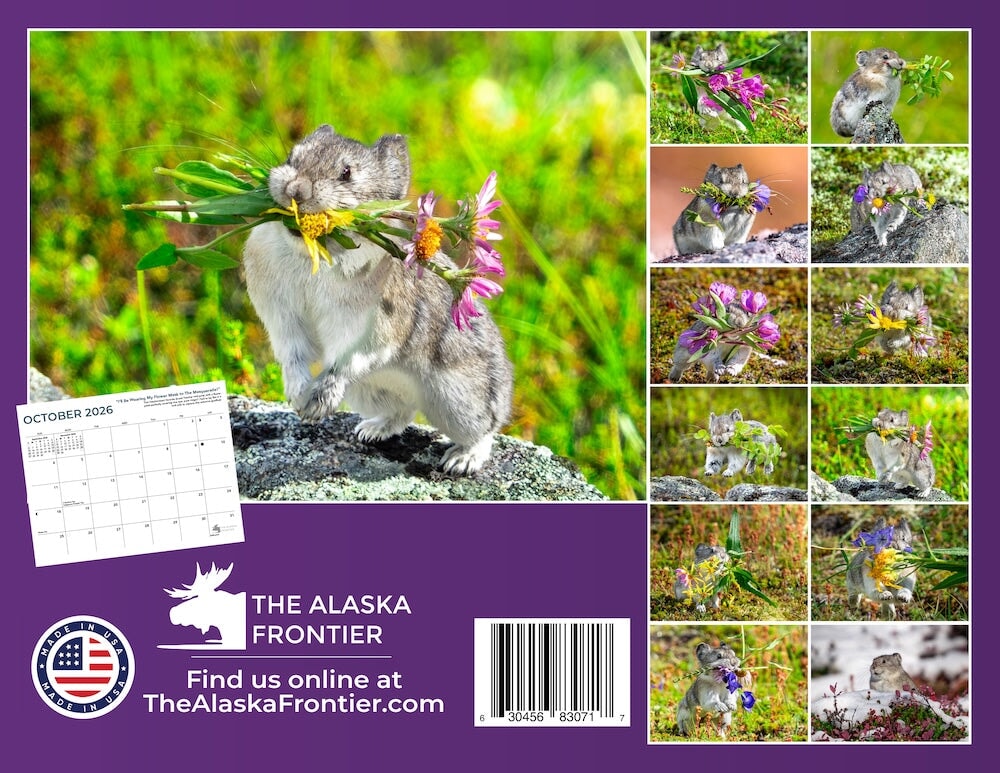 Hatcher the Pika 2026 Calendar