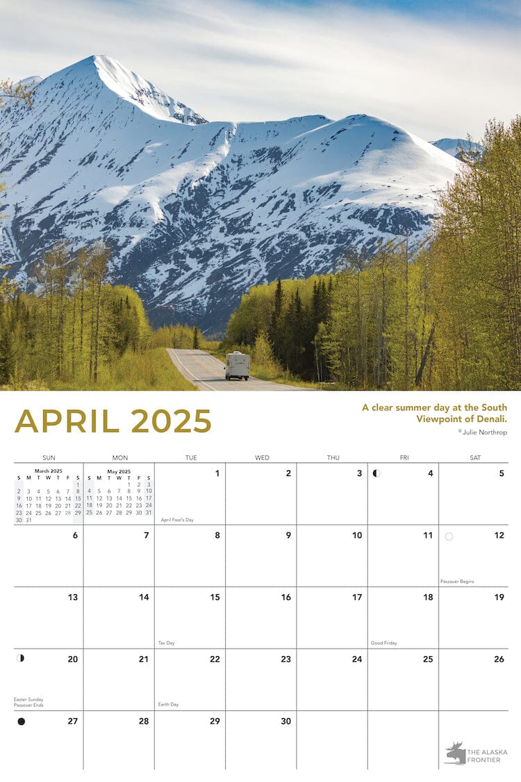 2025 Alaska Calendar | Get Free Shipping For A Limited Time - The