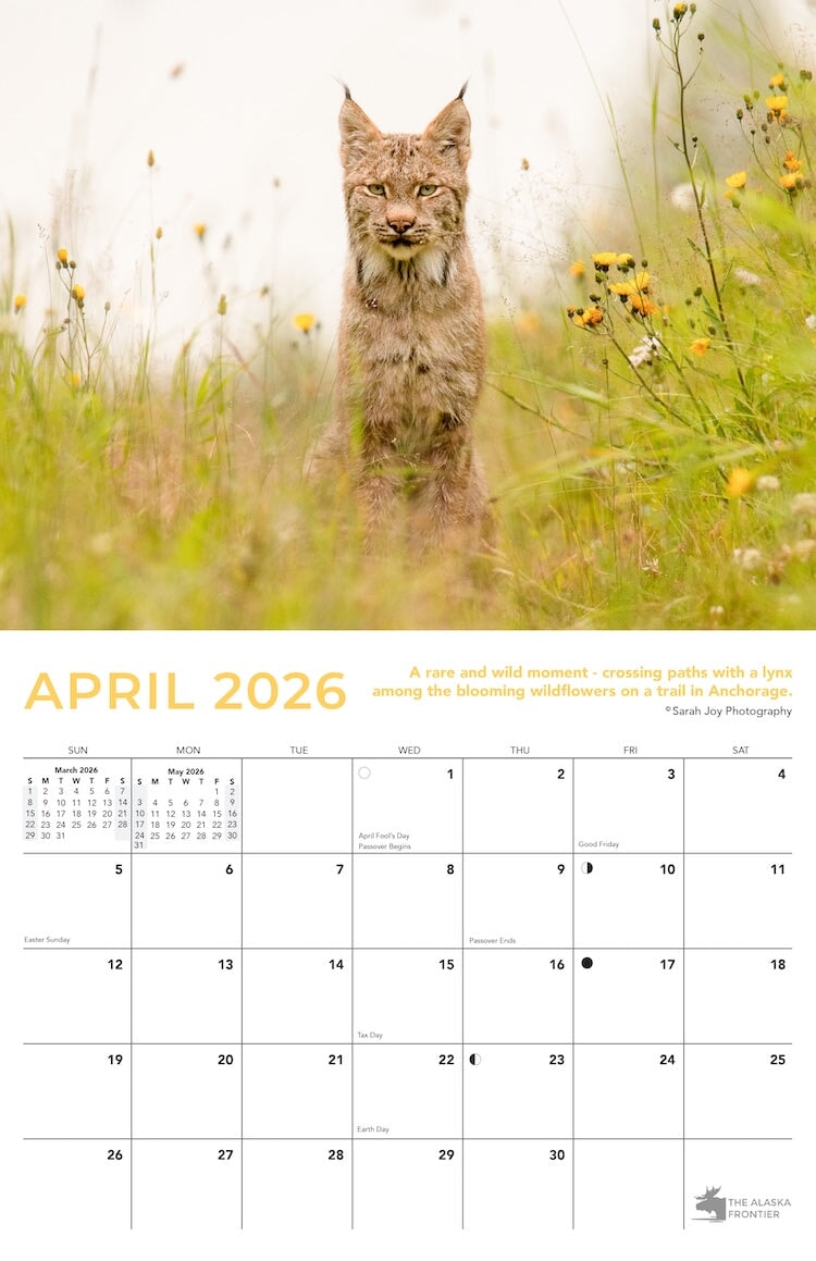 2026 Alaska Wildlife Calendar