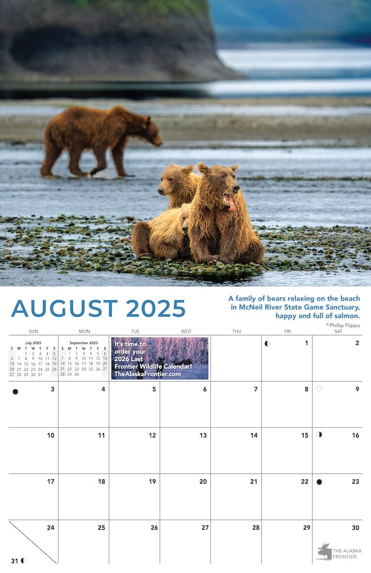 2025 Alaska Wildlife Calendar