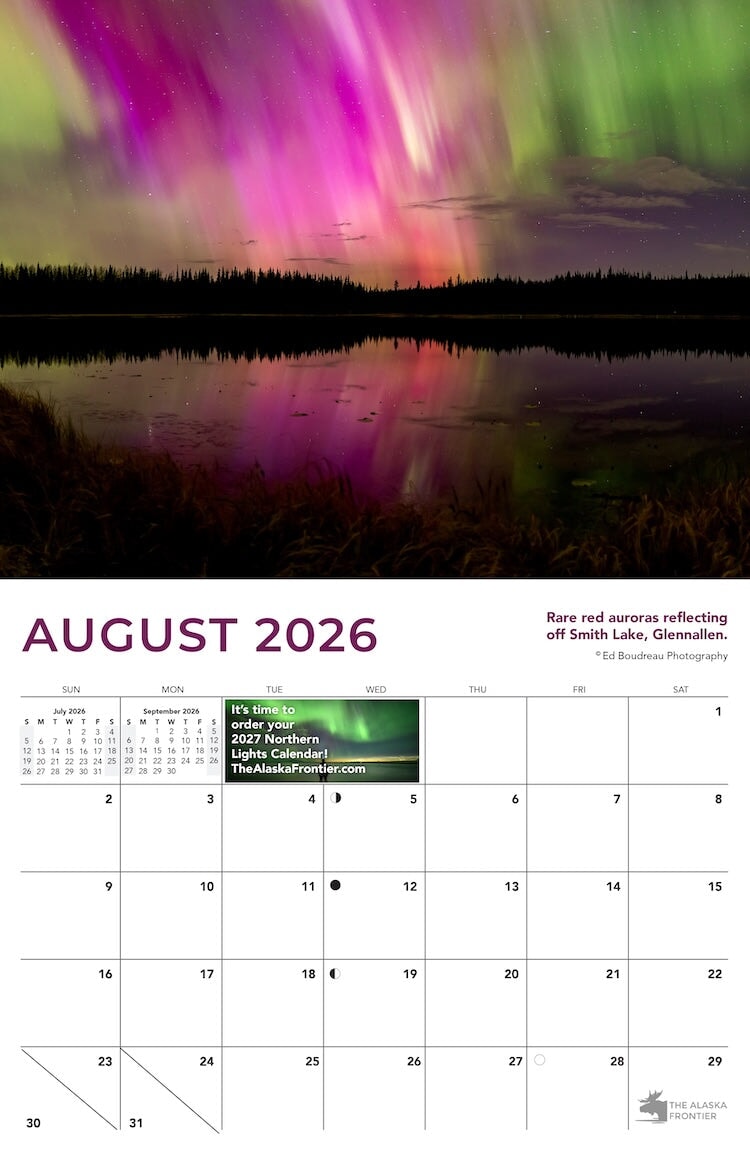 2026 Aurora Calendar