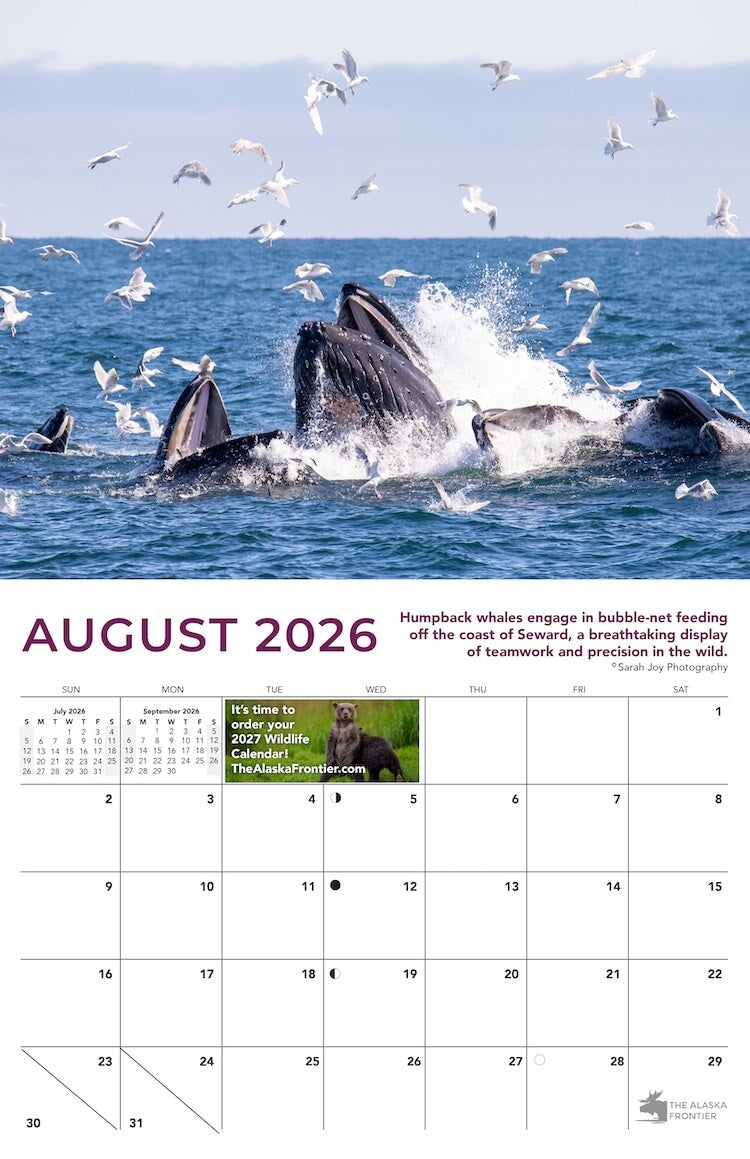 2026 Alaska Wildlife Calendar
