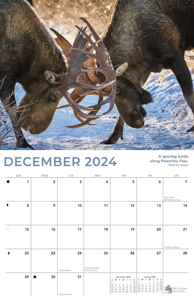 2024 Alaska Wildlife Calendar