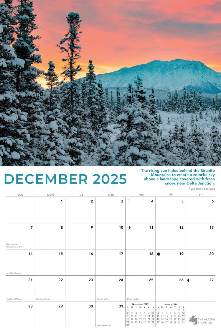 2025 Alaska Calendar