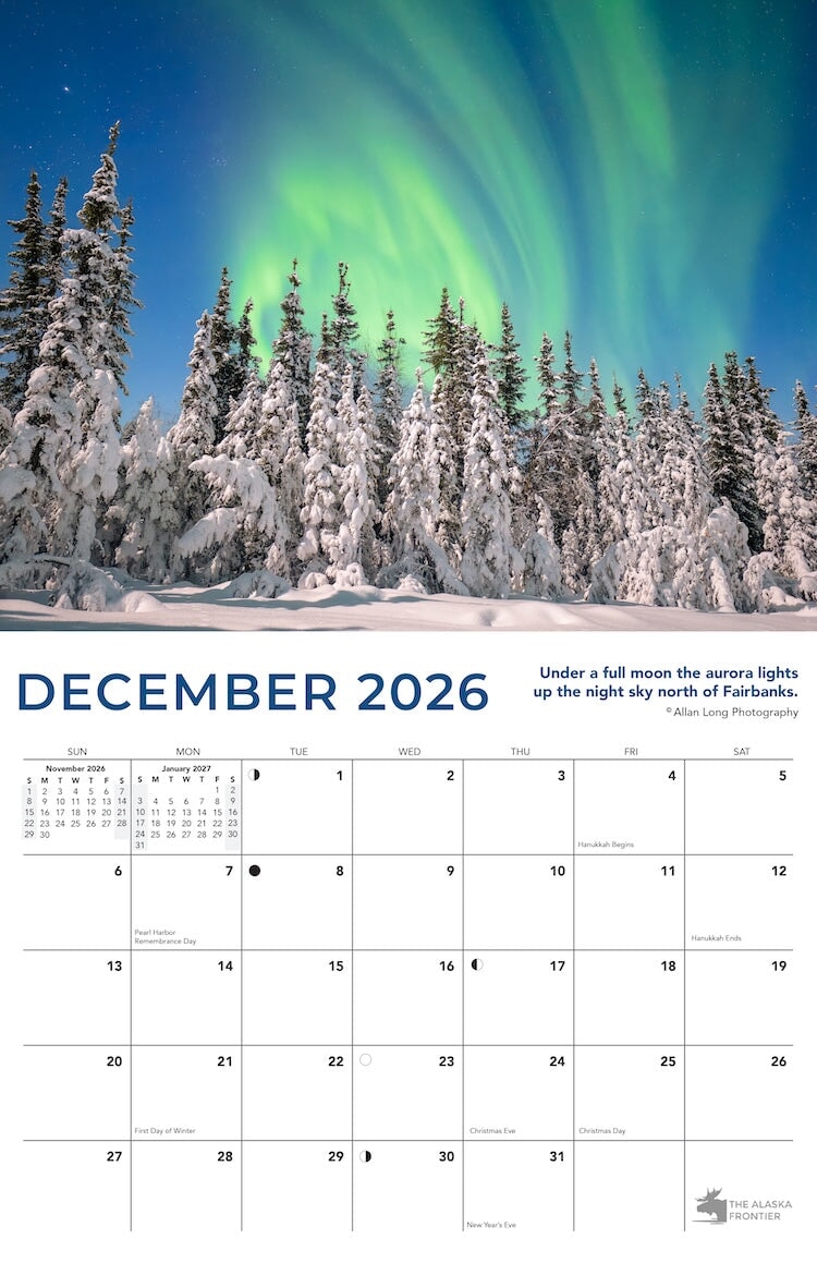 2026 Aurora Calendar