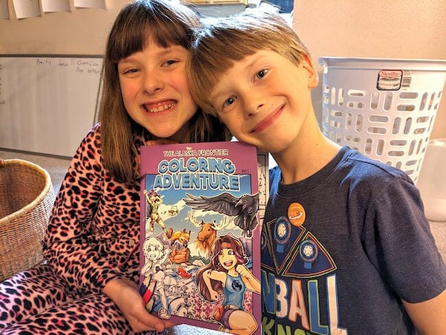 The Alaska Frontier Coloring Adventure Book