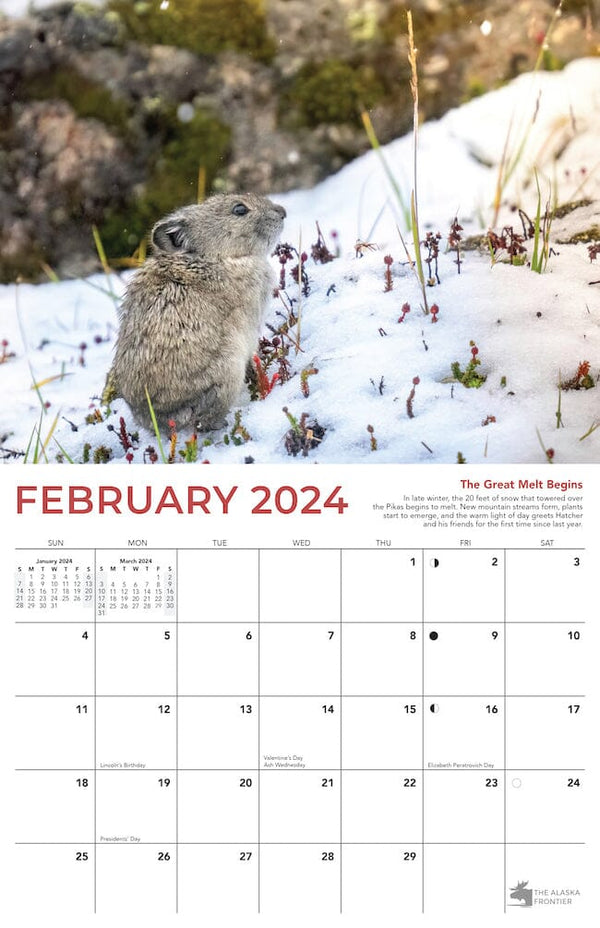 Hatcher The Pika 2024 Calendar From Alaska The Alaska Frontier