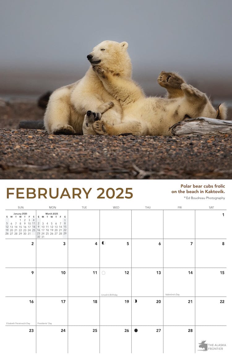 2025 Alaska Wildlife Calendar