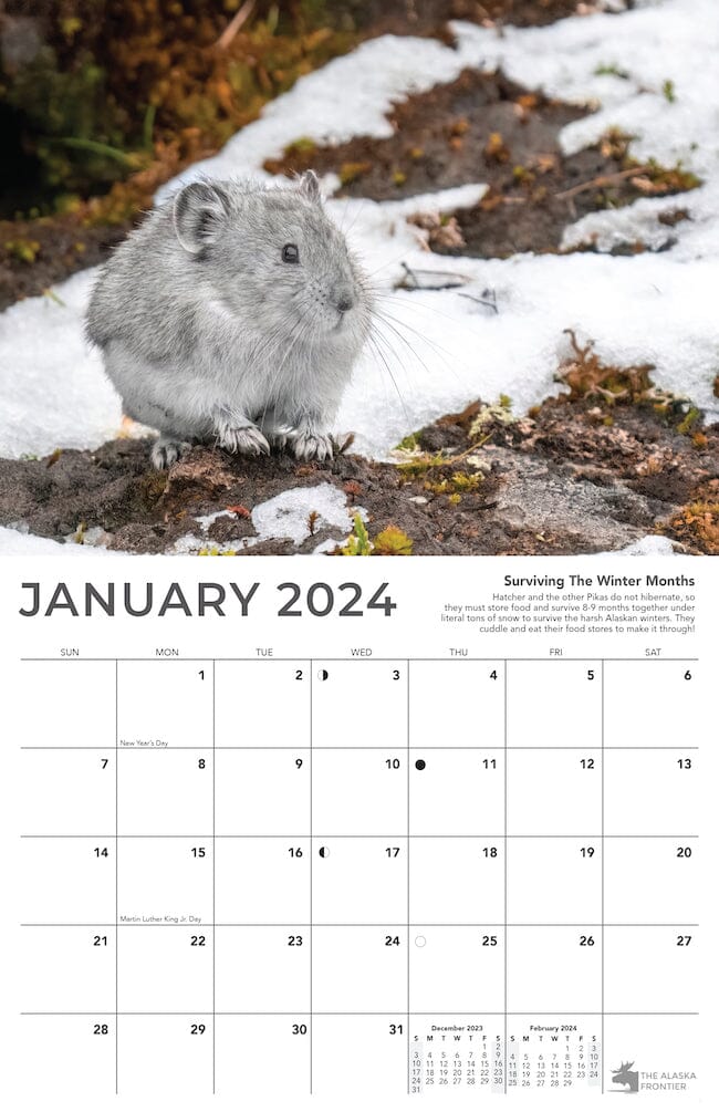 Hatcher The Pika 2024 Calendar