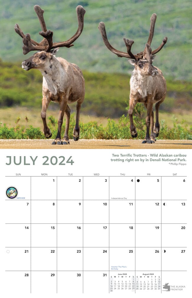2024 Alaska Wildlife Calendar