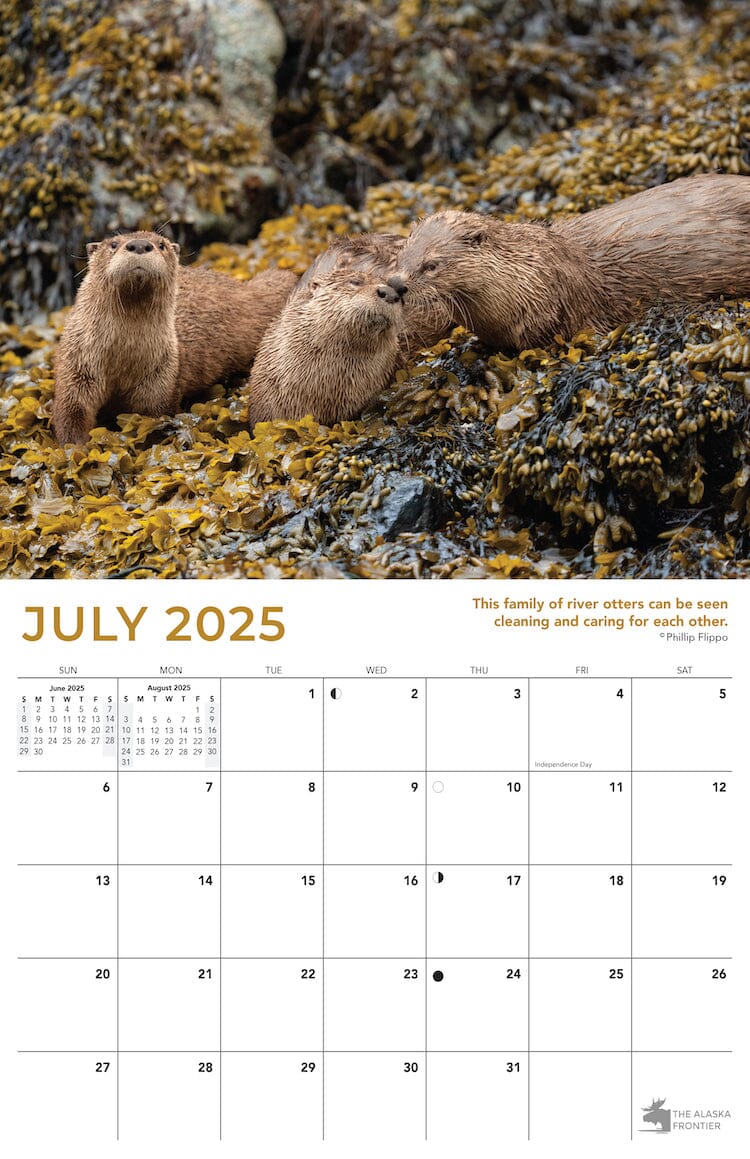 2025 Alaska Wildlife Calendar