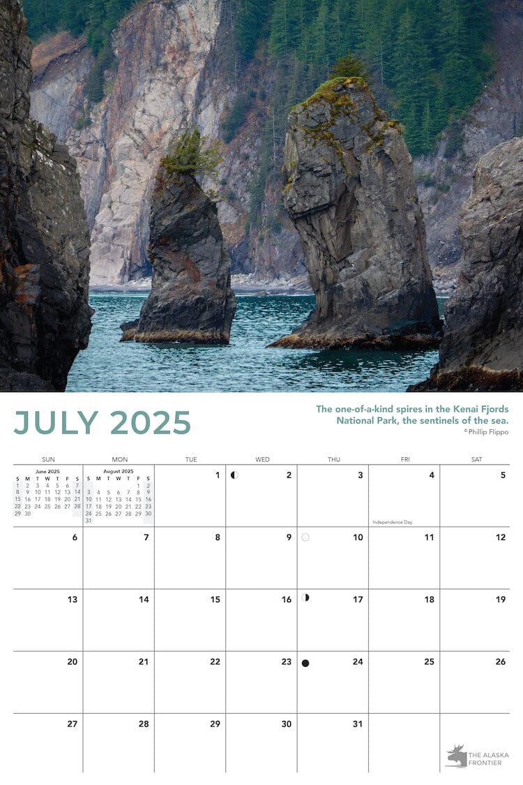 2025 Alaska Calendar | Get Free Shipping For A Limited Time - The