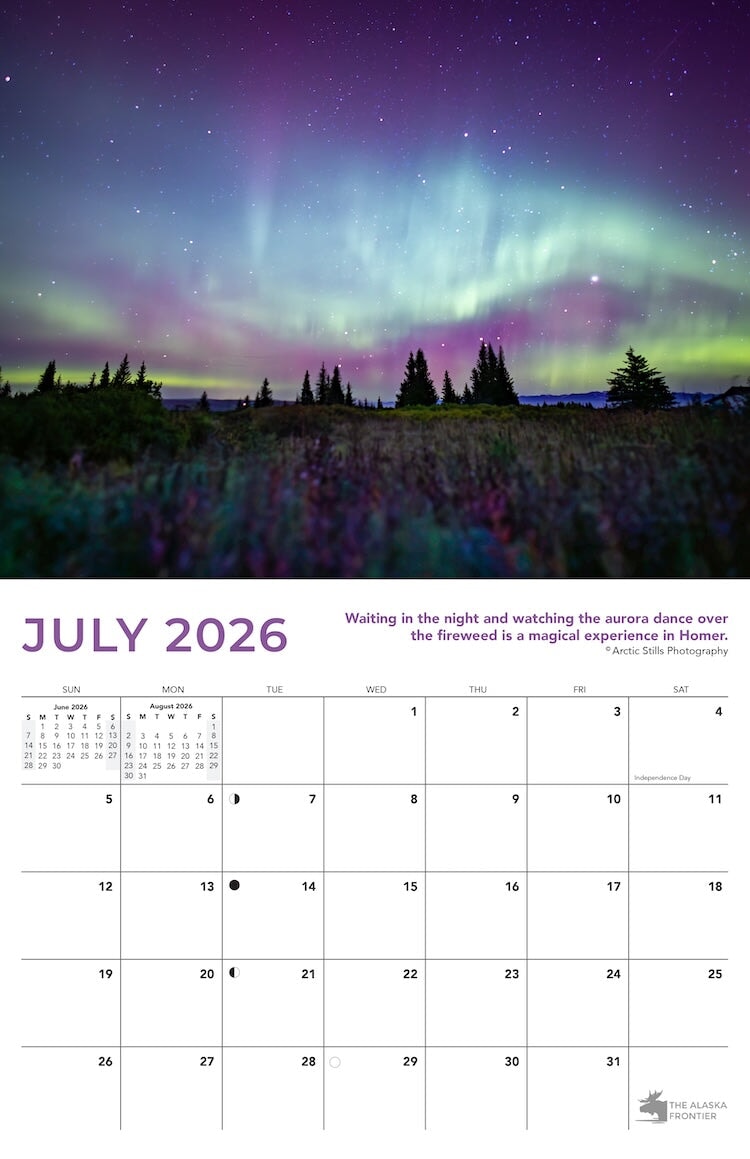 2026 Aurora Calendar
