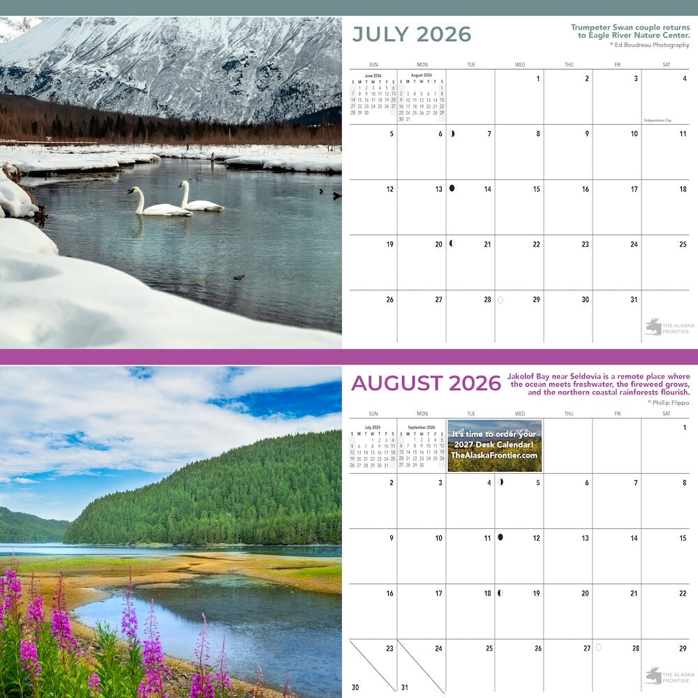 2026 Desk Calendar