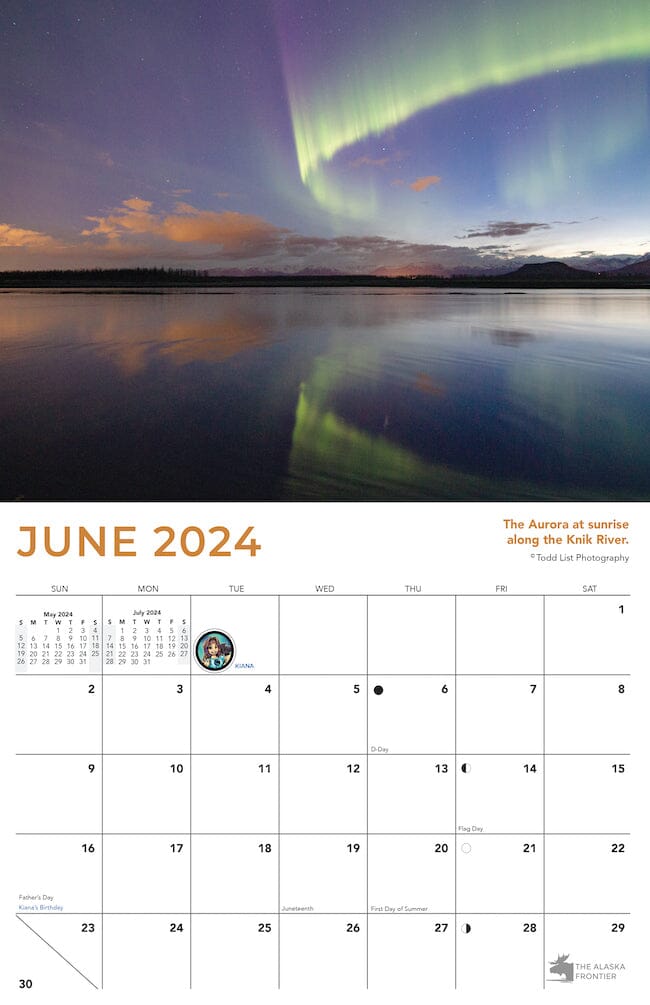 2024 Aurora Calendar