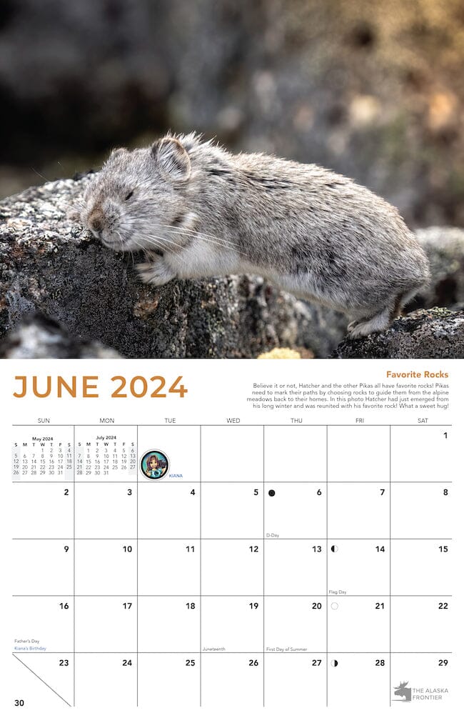 Hatcher The Pika 2024 Calendar