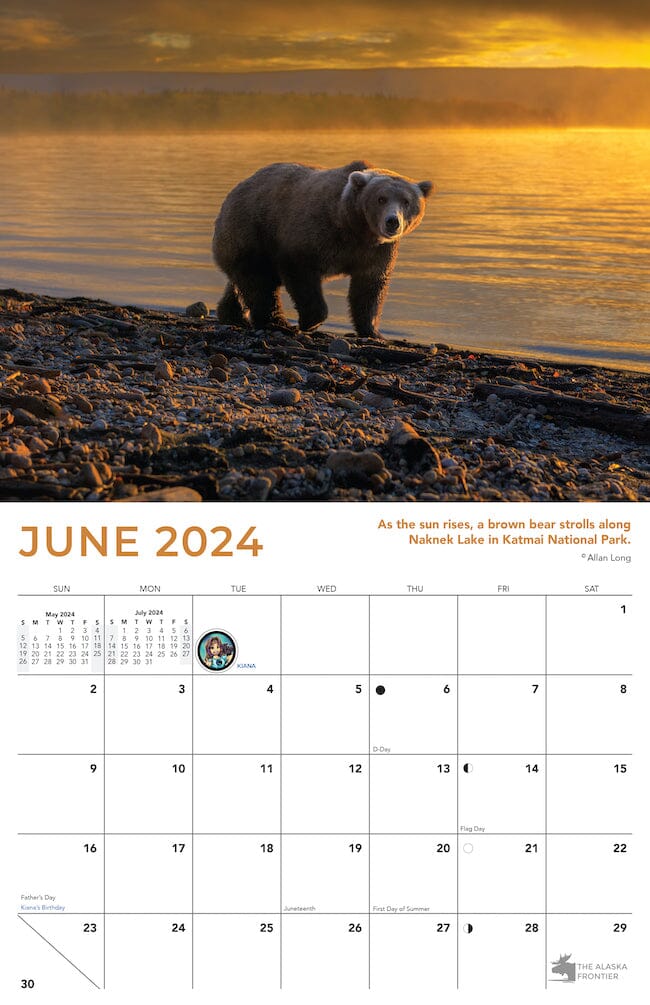 2024 Alaska Wildlife Calendar