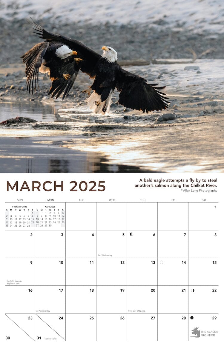 2025 Alaska Wildlife Calendar