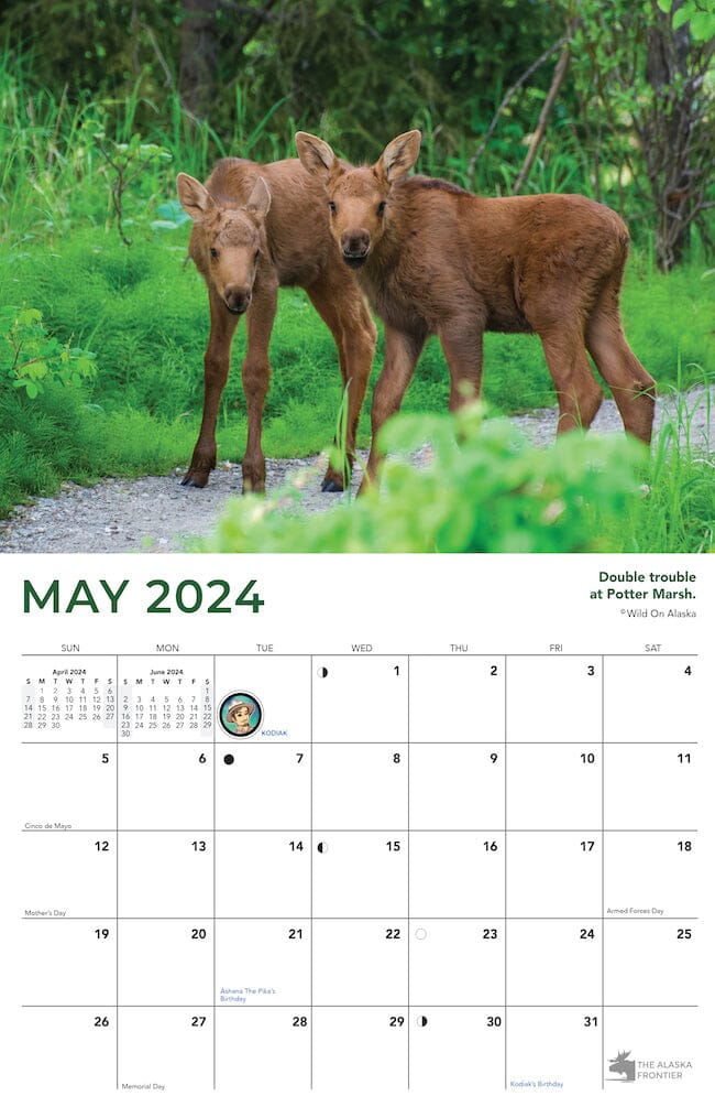 2024 Alaska Wildlife Calendar