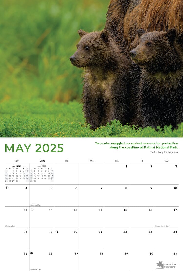 2025 Alaska Calendar | Get Free Shipping For A Limited Time - The